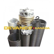 Torsion Spring  .468 x 6" x 12ft LH  Blue/Orange. **NLA